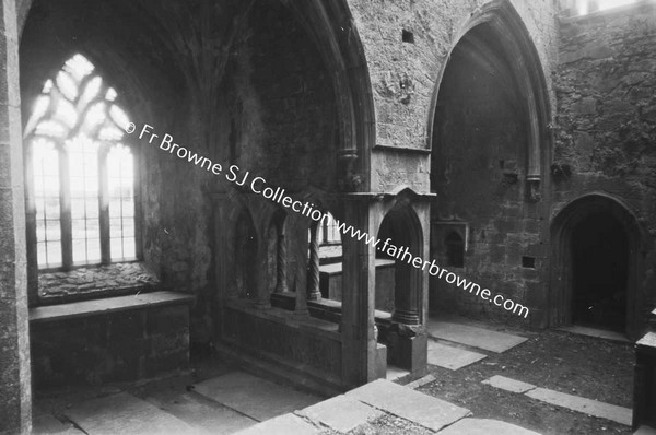 HOLY CROSS ABBEY  THE SHRINE FROM CHANCEL DOOR